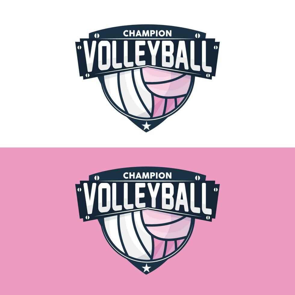 Volleyball Logo, Sport Simple Design, World Sports Tournament Vector, Illustration Symbol Icon vector