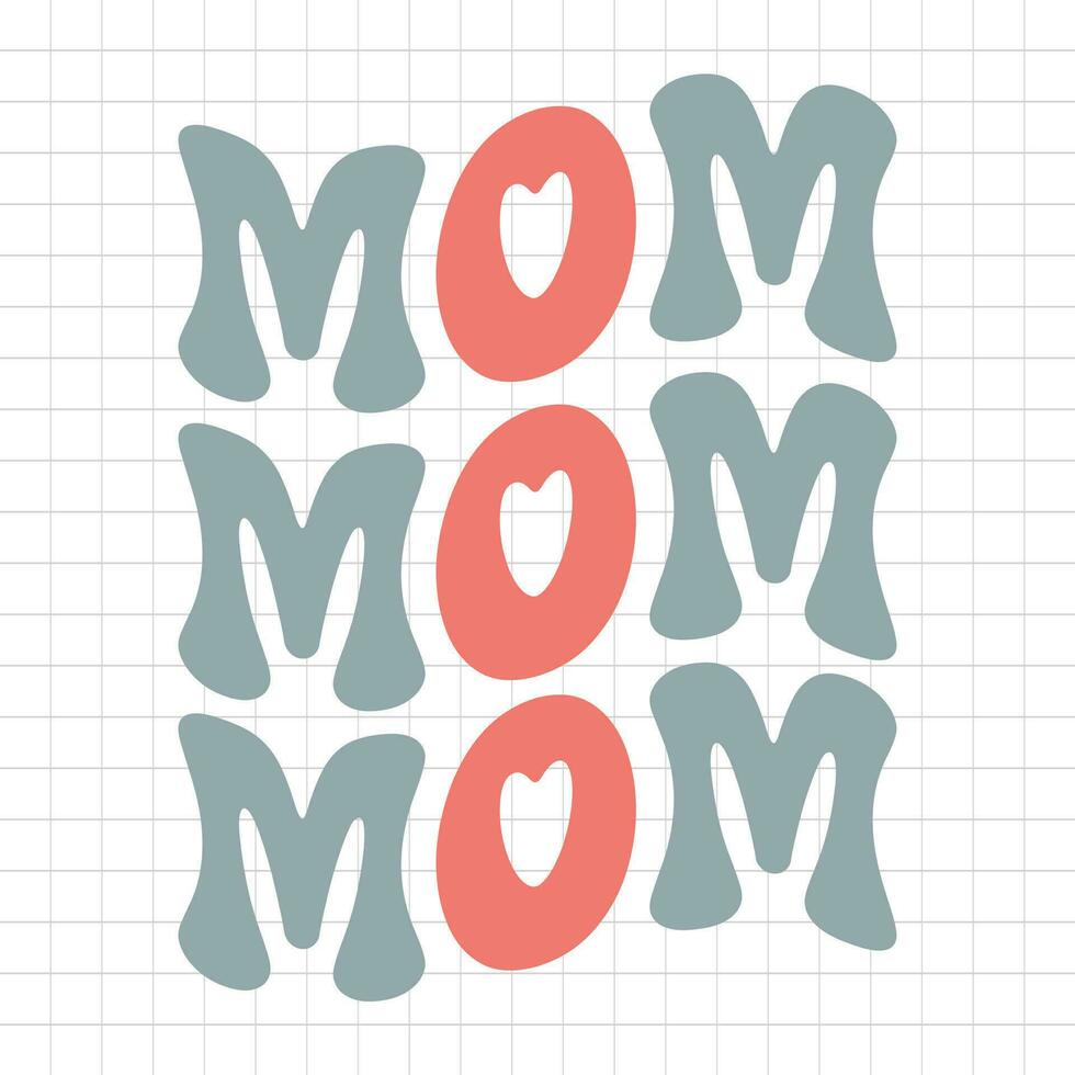 Happy Mother's Day T-shirt Design vector