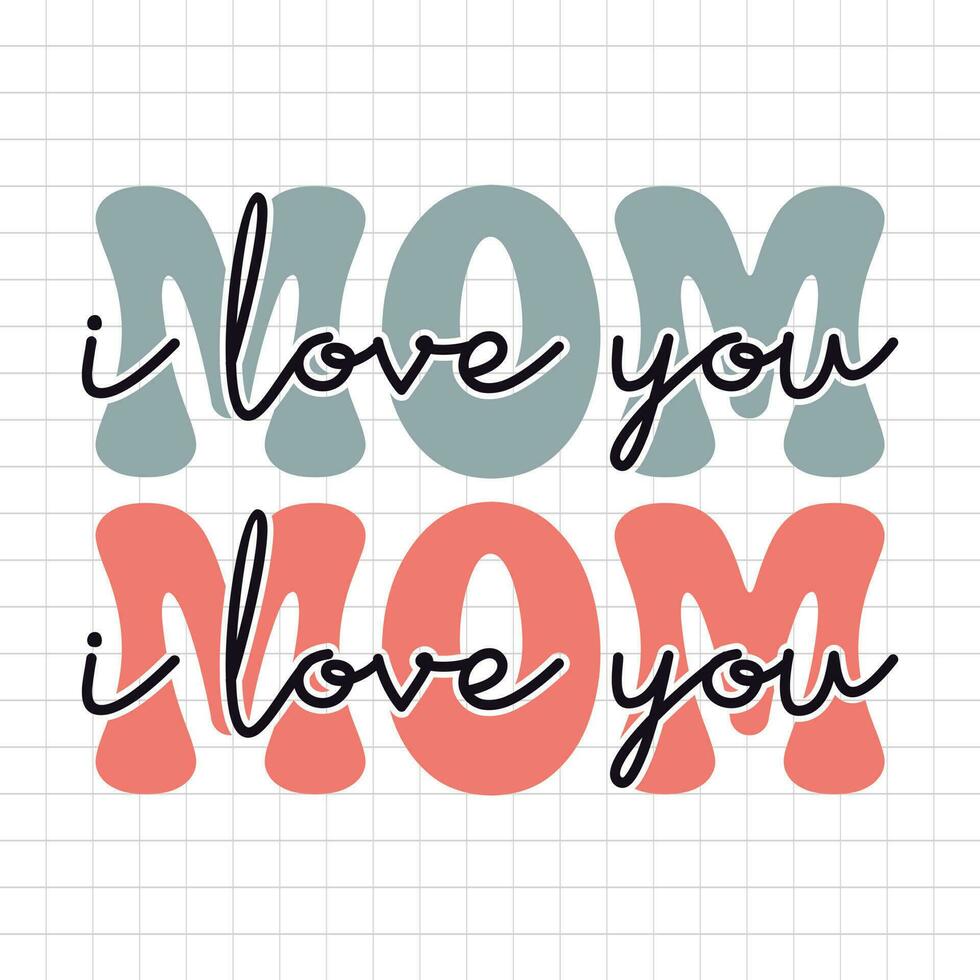 Happy Mother's Day T-shirt Design vector