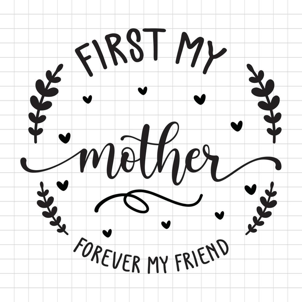 Happy Mother's Day T-shirt Design vector