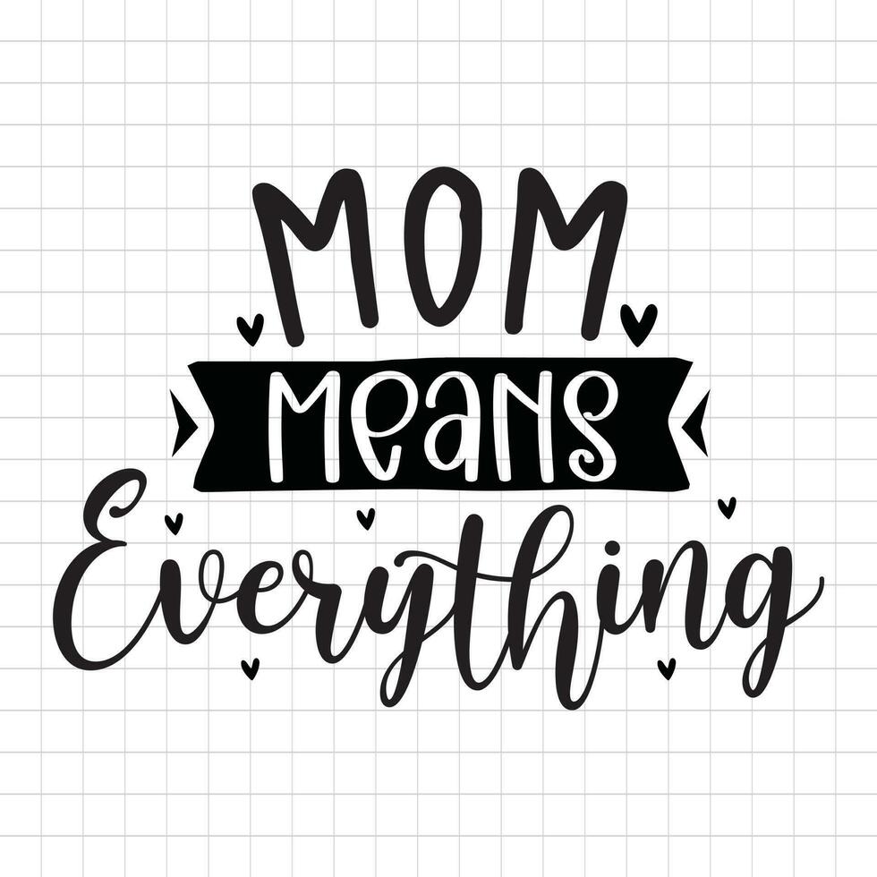 Happy Mother's Day T-shirt Design vector