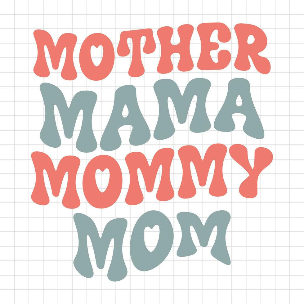 Happy Mother's Day T-shirt Design vector