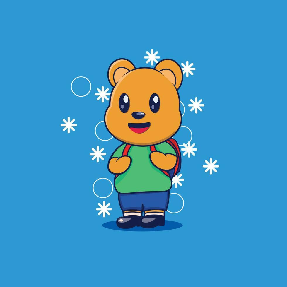 Bam Bear Sitting - Plim Plim Character