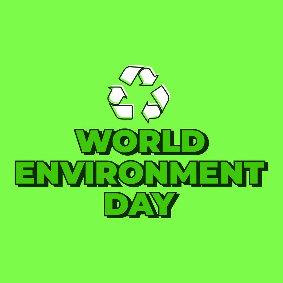 Happy World Environment Day vector