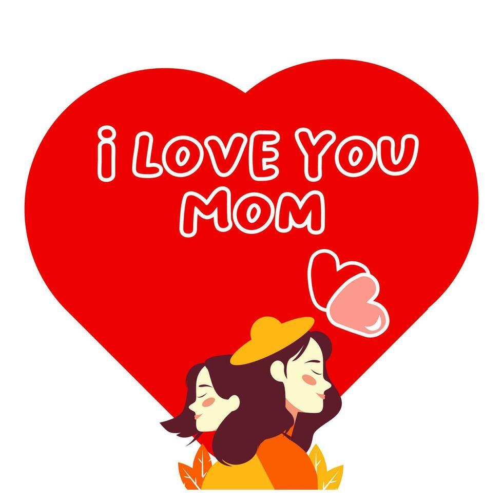 Happy Mothers day vector