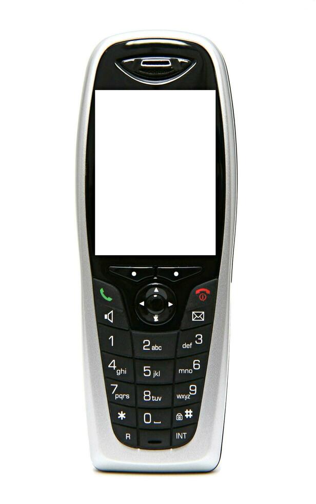 Modern cordless dect phone photo