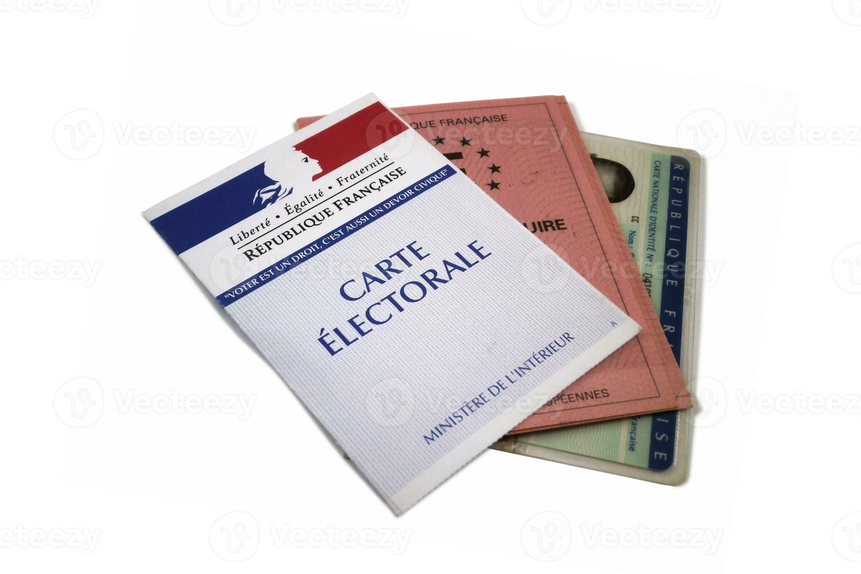 voter id card and driving licence image