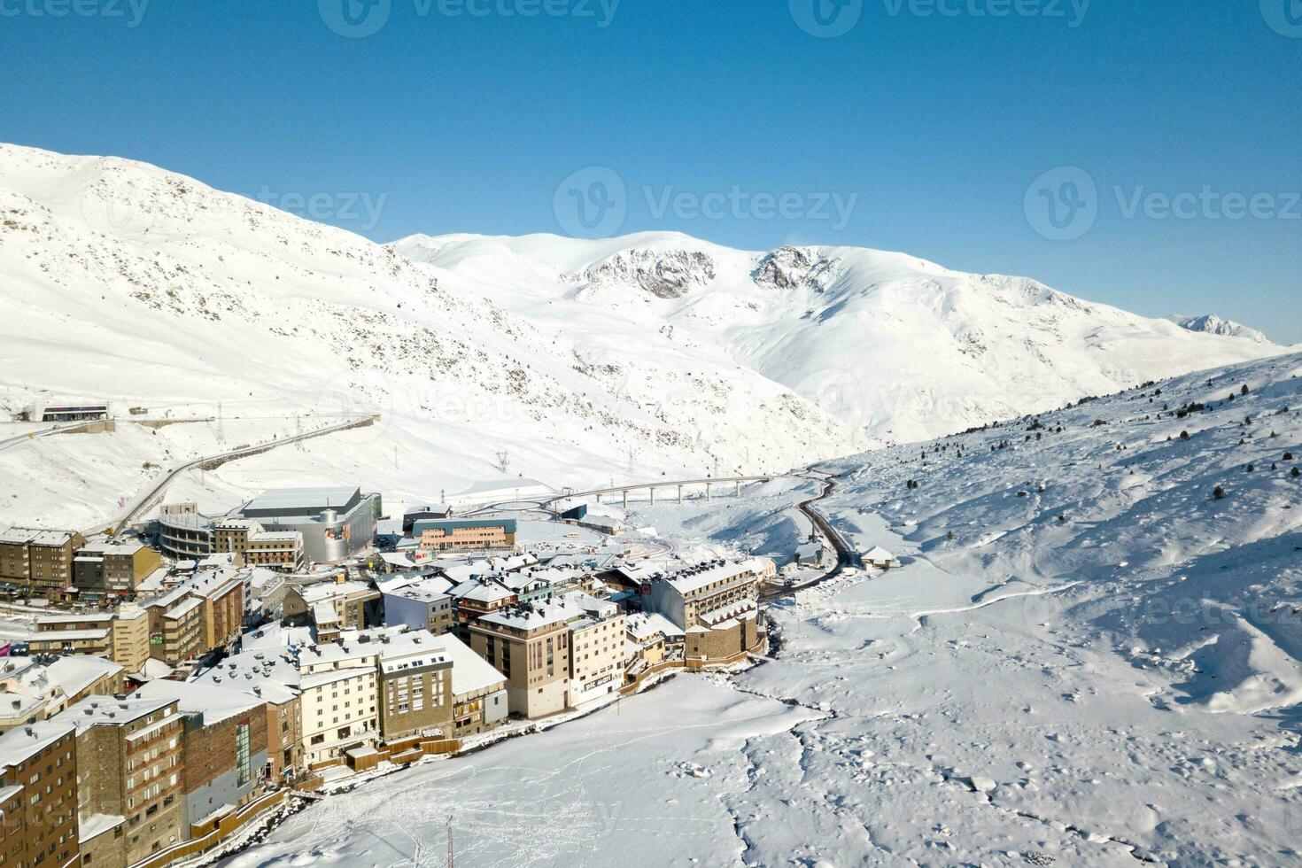 Aerial view of Pas de la Casa photo