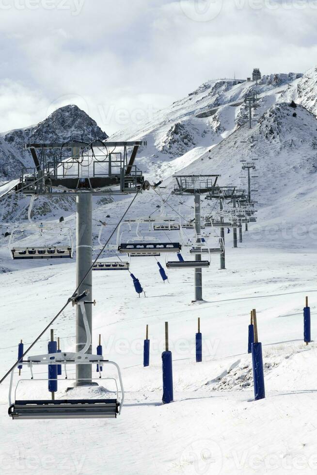 Ski lift in Pas de la Casa photo