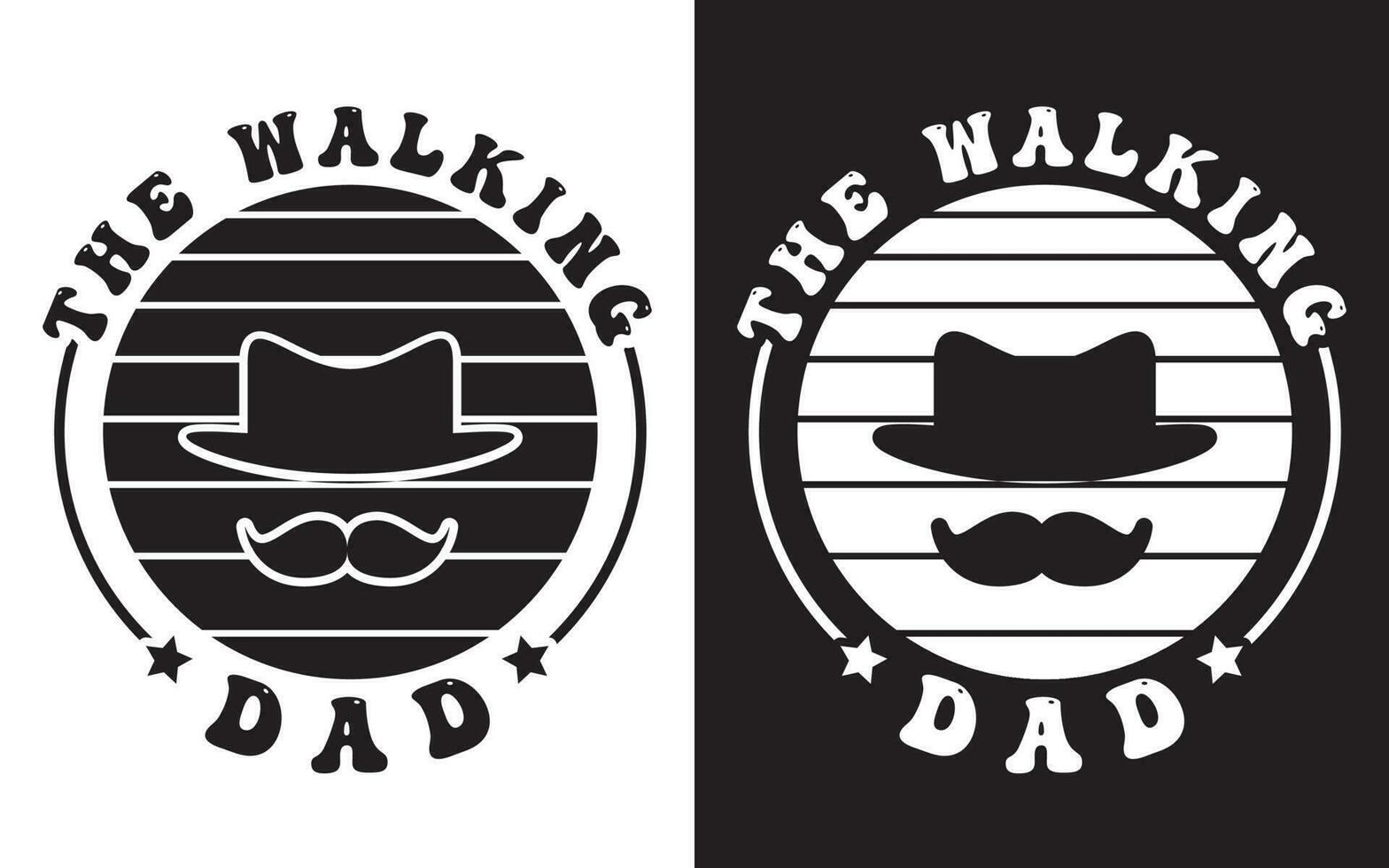 Dad Typography Design, Happy Fathers Day Typographic Vector. vector