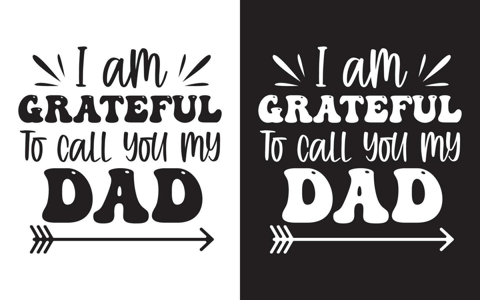 Dad Typography Design, Happy Fathers Day Typographic Vector. vector