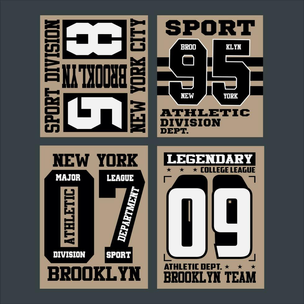 vector sport logo black white set collection design