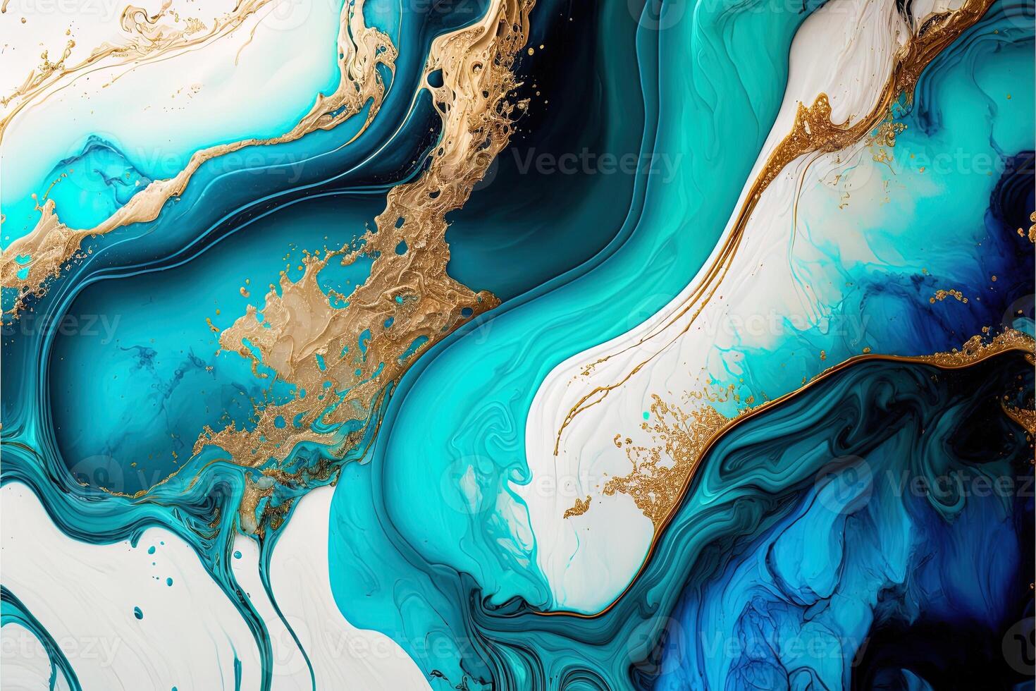 Marble ink abstract art from exquisite original painting for abstract background, colorful. Painting was painted on high quality paper texture to create smooth background photo