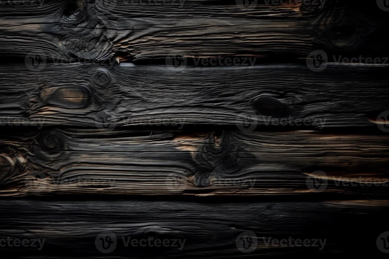 Layered dark wood background. photo