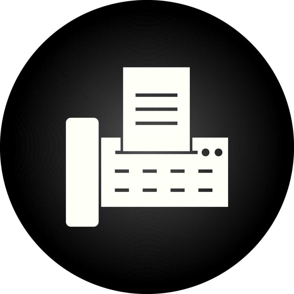 Fax Vector Icon