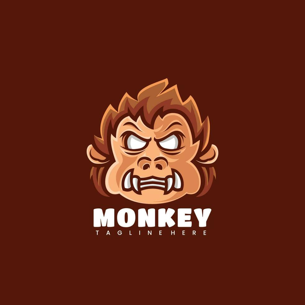 Monkey Logo Vector Design