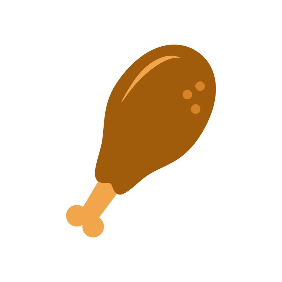 chicken  icon in flat style. chicken vector illustration on white isolated background.