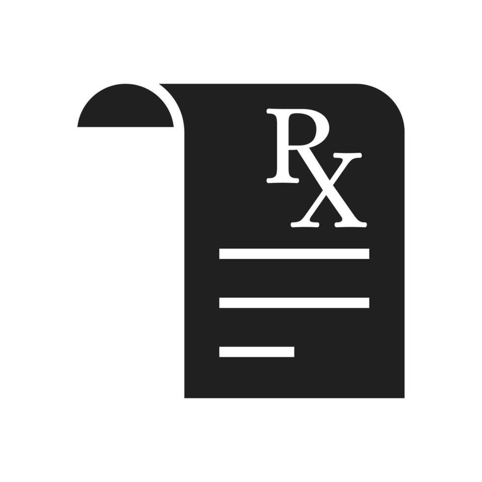 Prescription icon design illustration vector