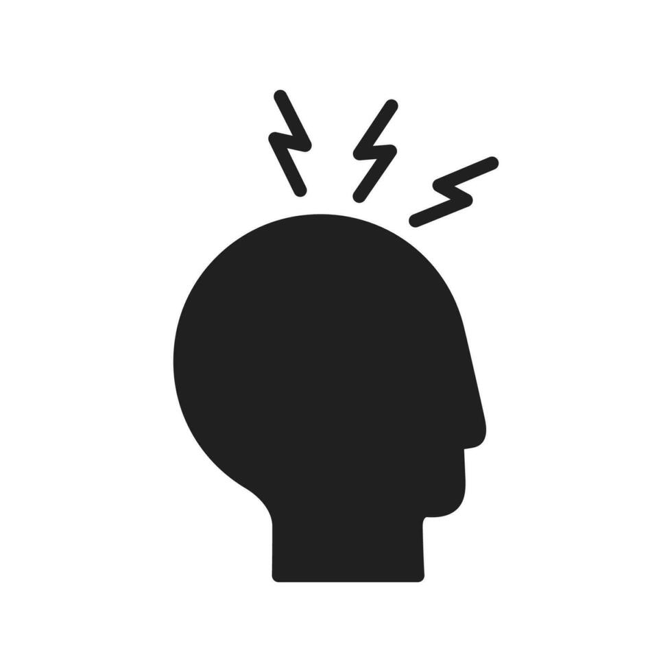 Headache icon vector design illustration