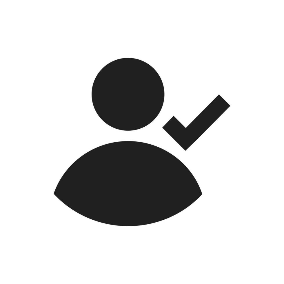 Aprove user icon vector design illustration