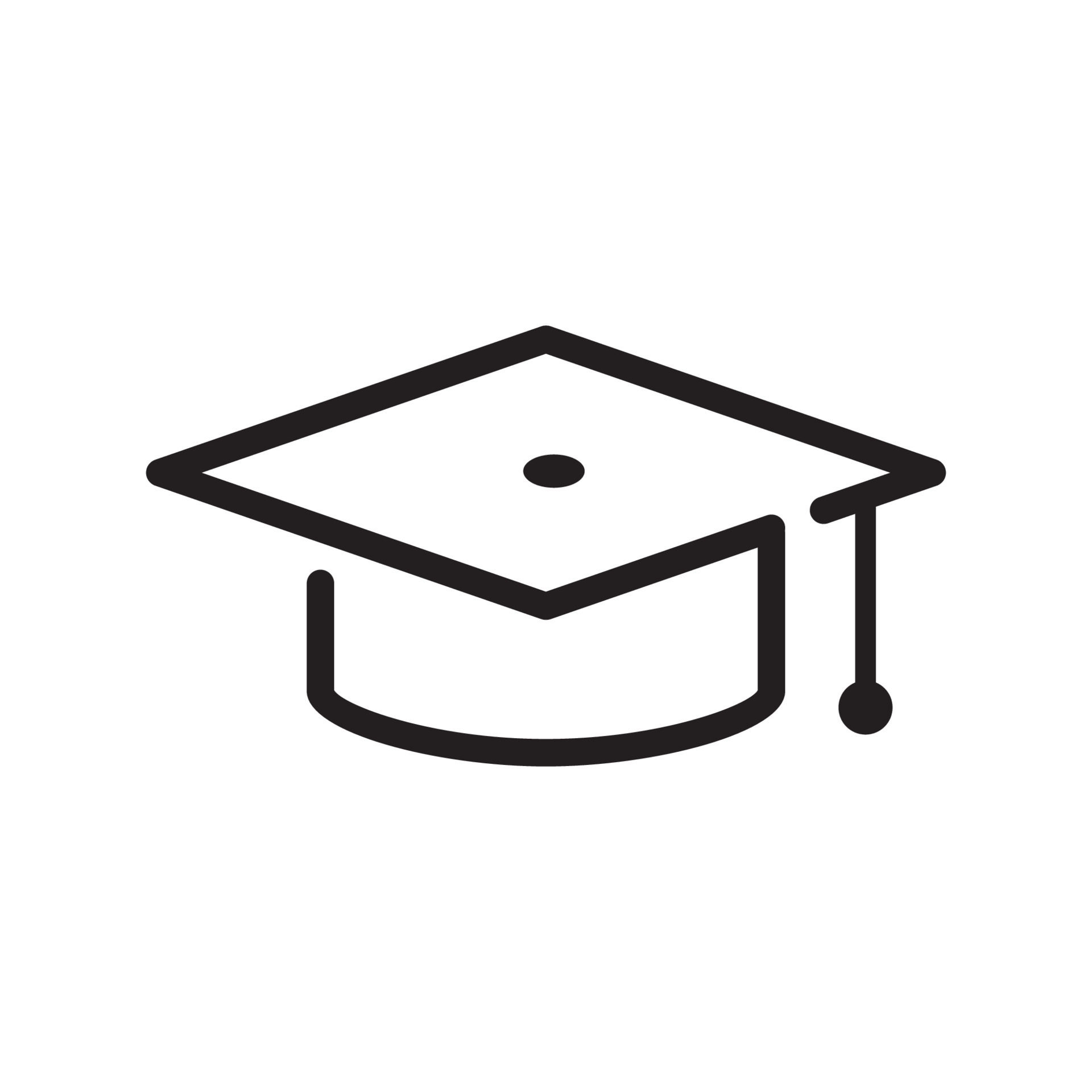 cap, graduation icon vector design illustration 23344021 Vector Art at ...