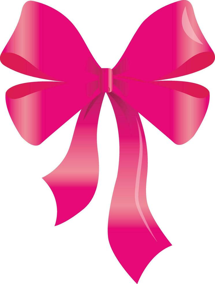 bebé ducha, cumpleaños, regalo, san valentin rosado arco. es un chica, género revelar vector ilustraciones para invitaciones, saludo tarjetas, carteles