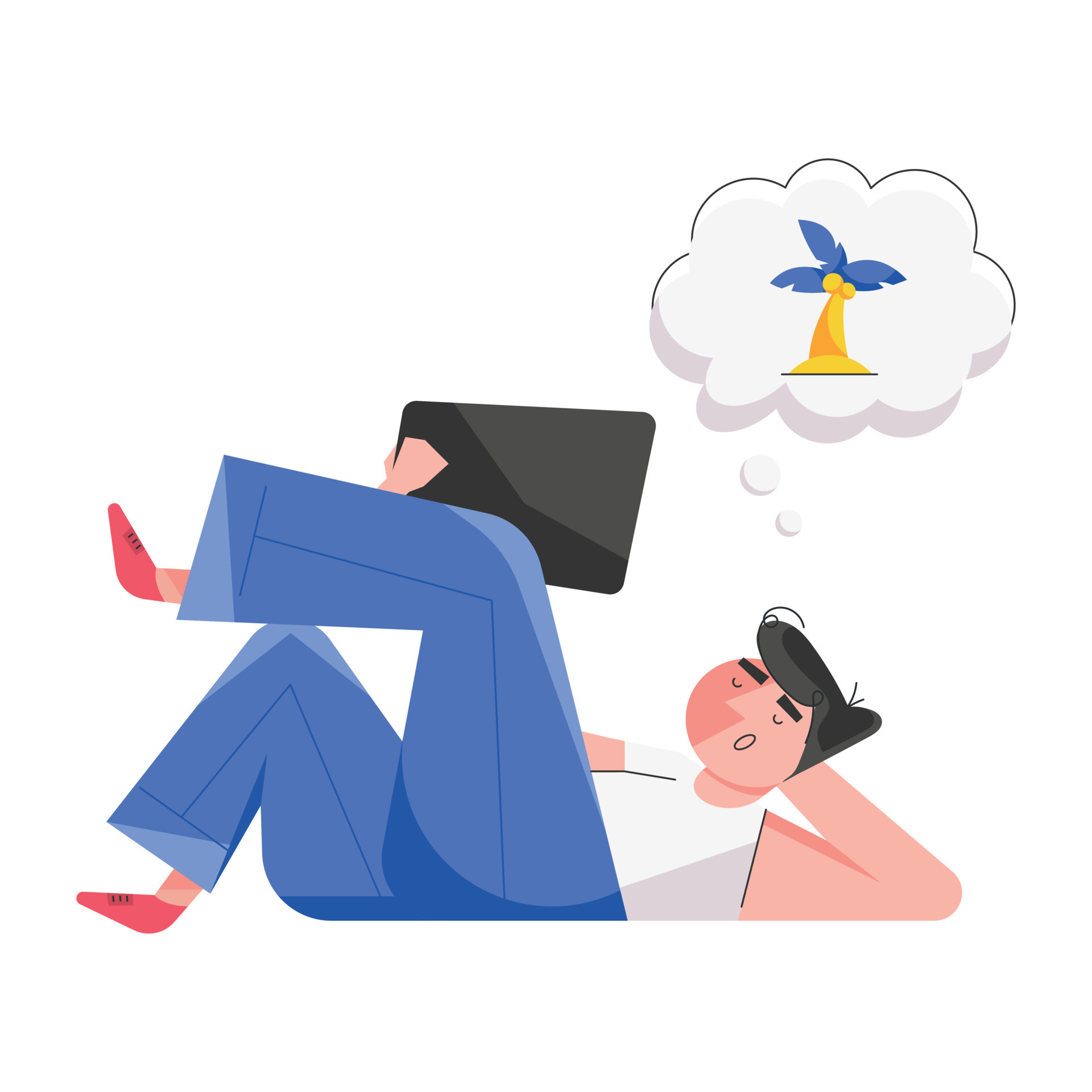 Trendy Vacation Dream 23344092 Vector Art at Vecteezy