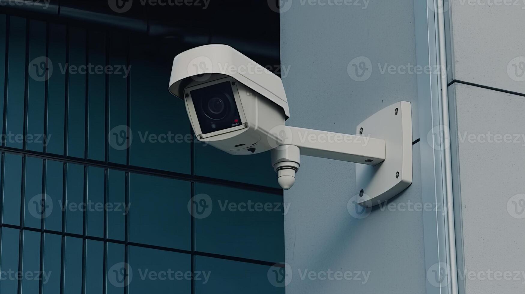 Security camera on advanced building. Able understanding cameras. Creative resource, photo
