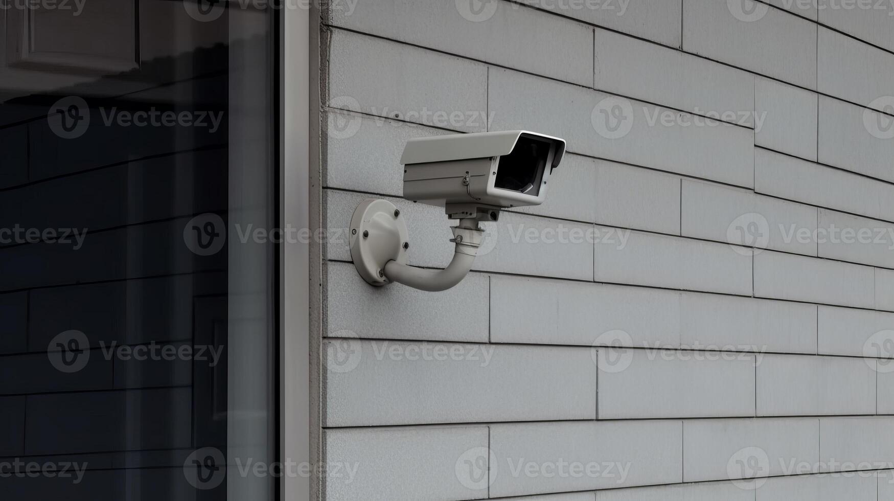 Security camera on advanced building. Able understanding cameras. Creative resource, photo