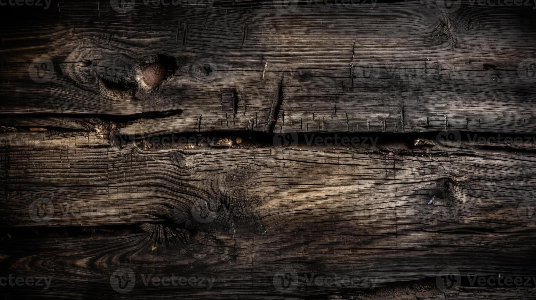 Old-fashioned and dusty pulverizing wood surface, scratched and grainy pitiful grunge surface with stains. Creative resource, photo