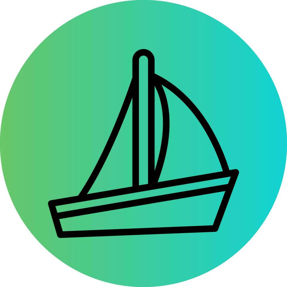 diseño de icono de vector de velero
