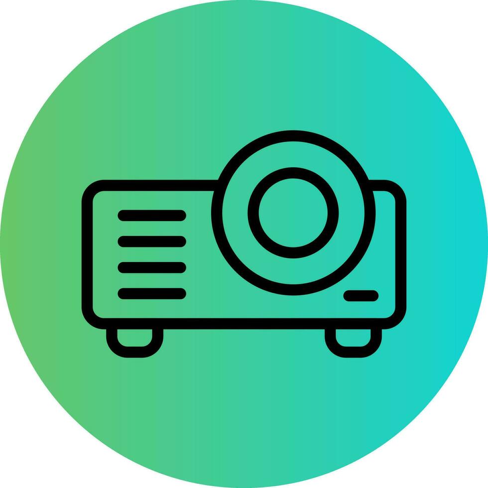 diseño de icono de vector de proyector