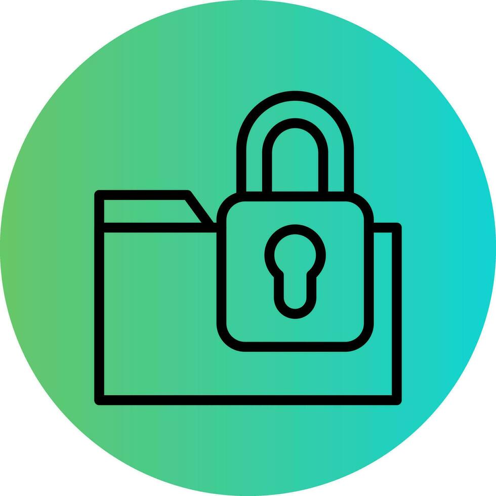Data Protection Vector Icon Design