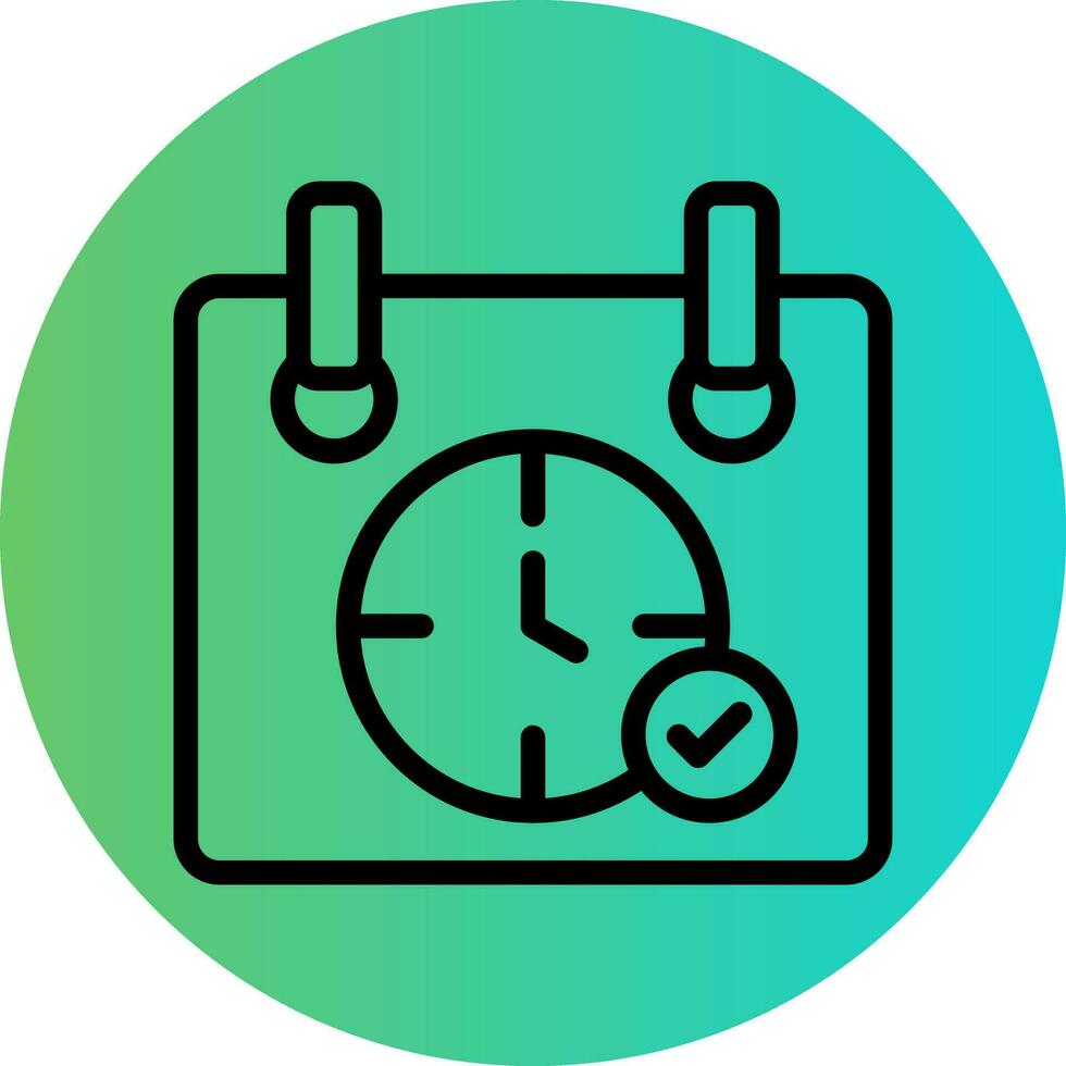 diseño de icono de vector de fecha límite