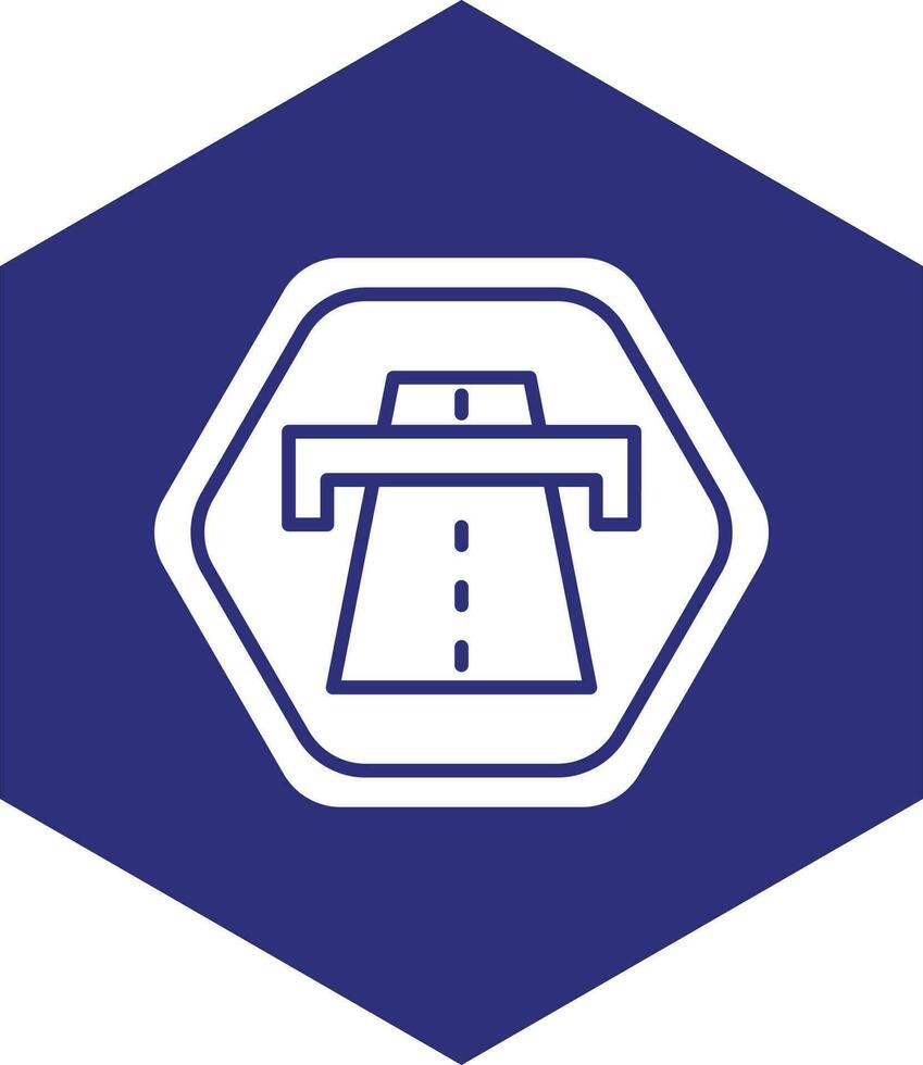 Motorway Vector Icon design