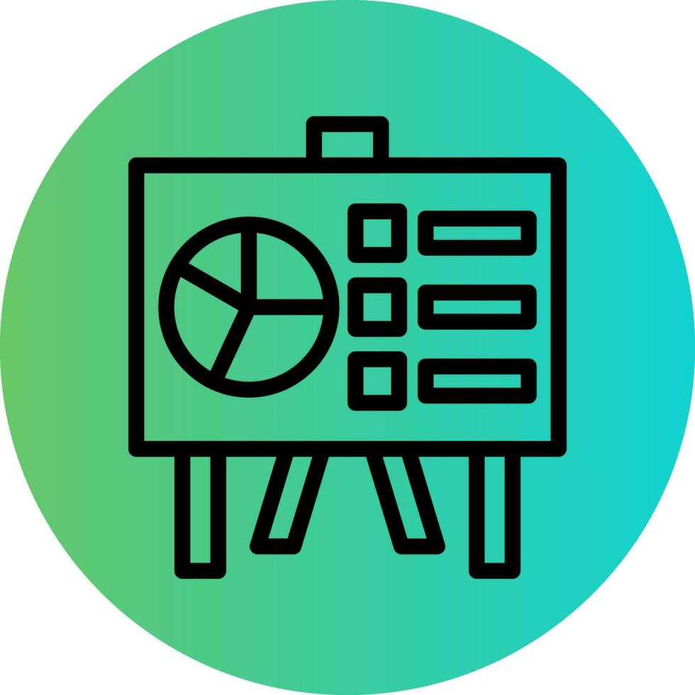 Presentation Vector Icon Design