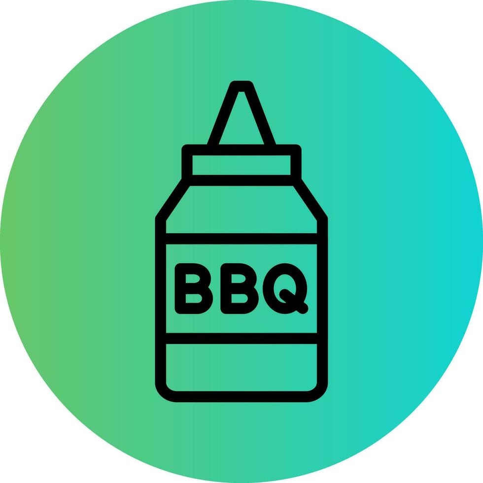 Bbq Sauce Vector Icon Design