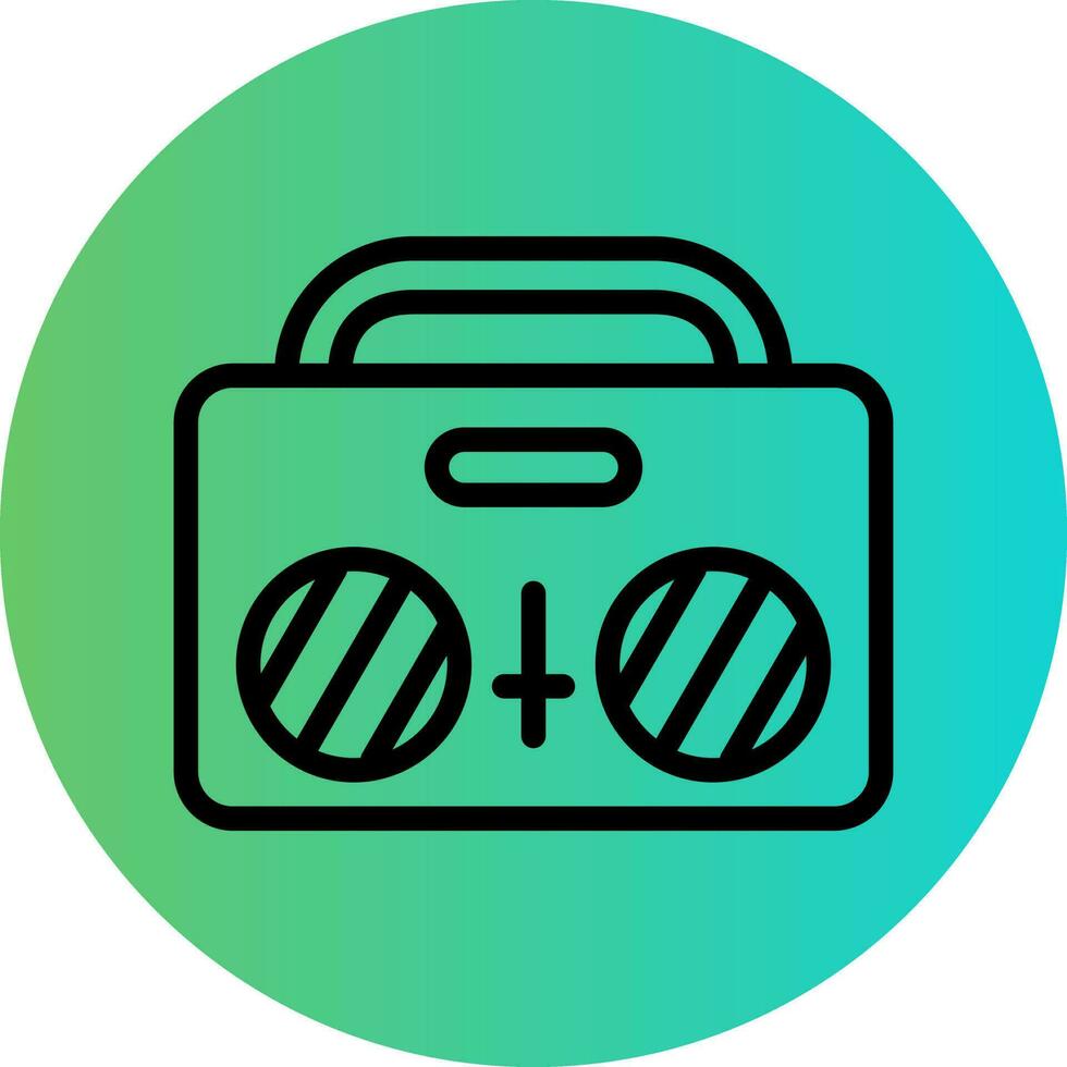 Boombox Vector Icon Design