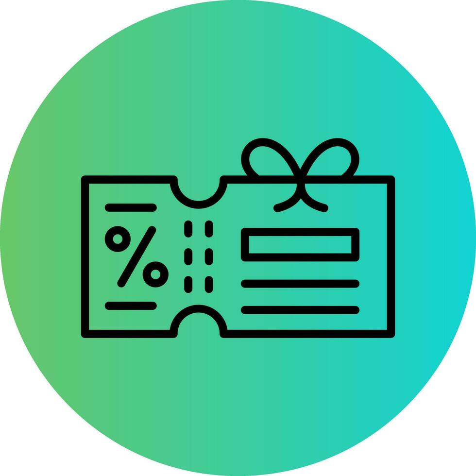 Voucher Vector Icon Design