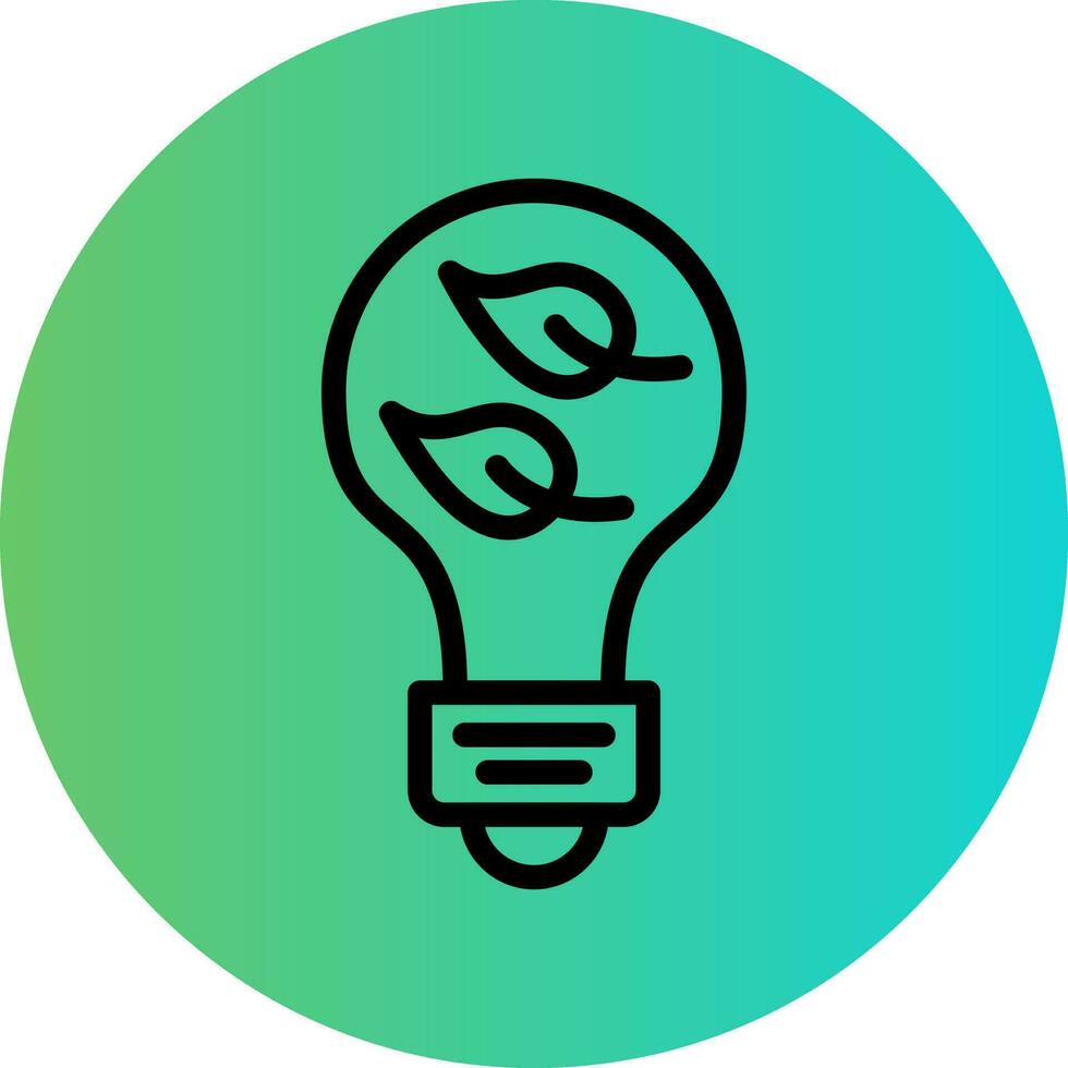 Energy Saving Vector Icon Design