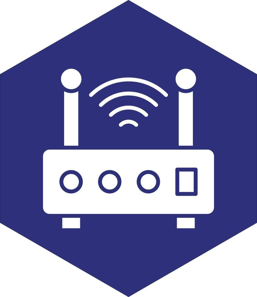 Wireless Router Vector Icon design