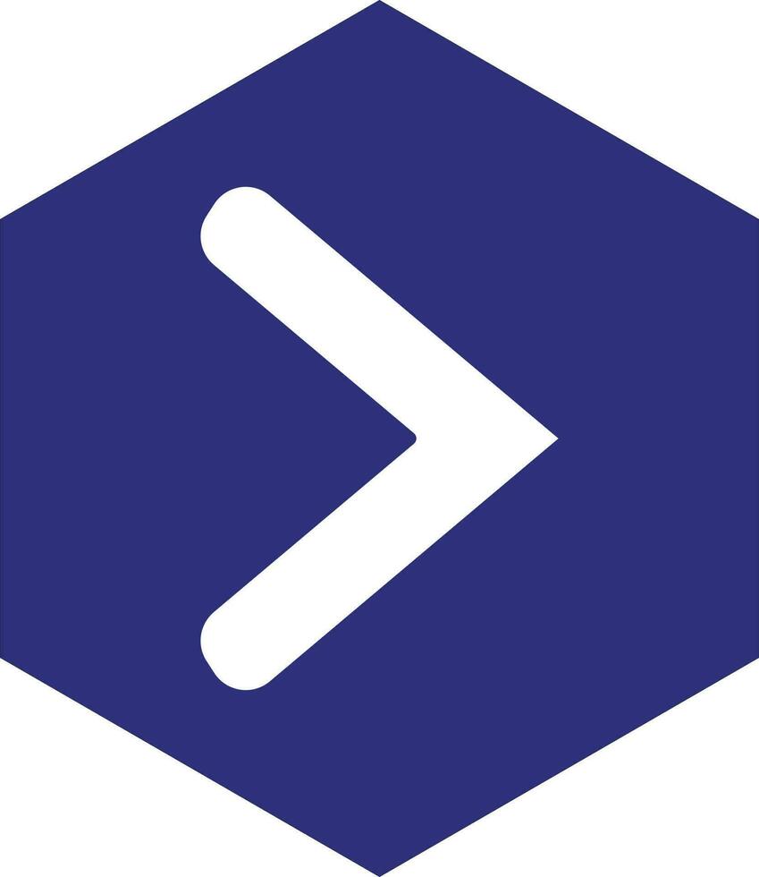 Right Chevron Vector Icon design
