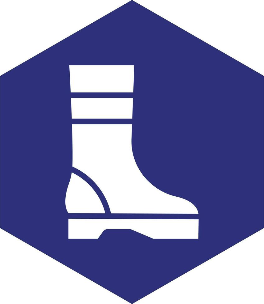 Construction Shoes Vector Icon design