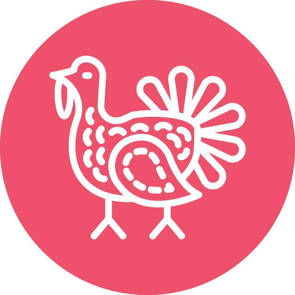 Turkey Vector Icon Design