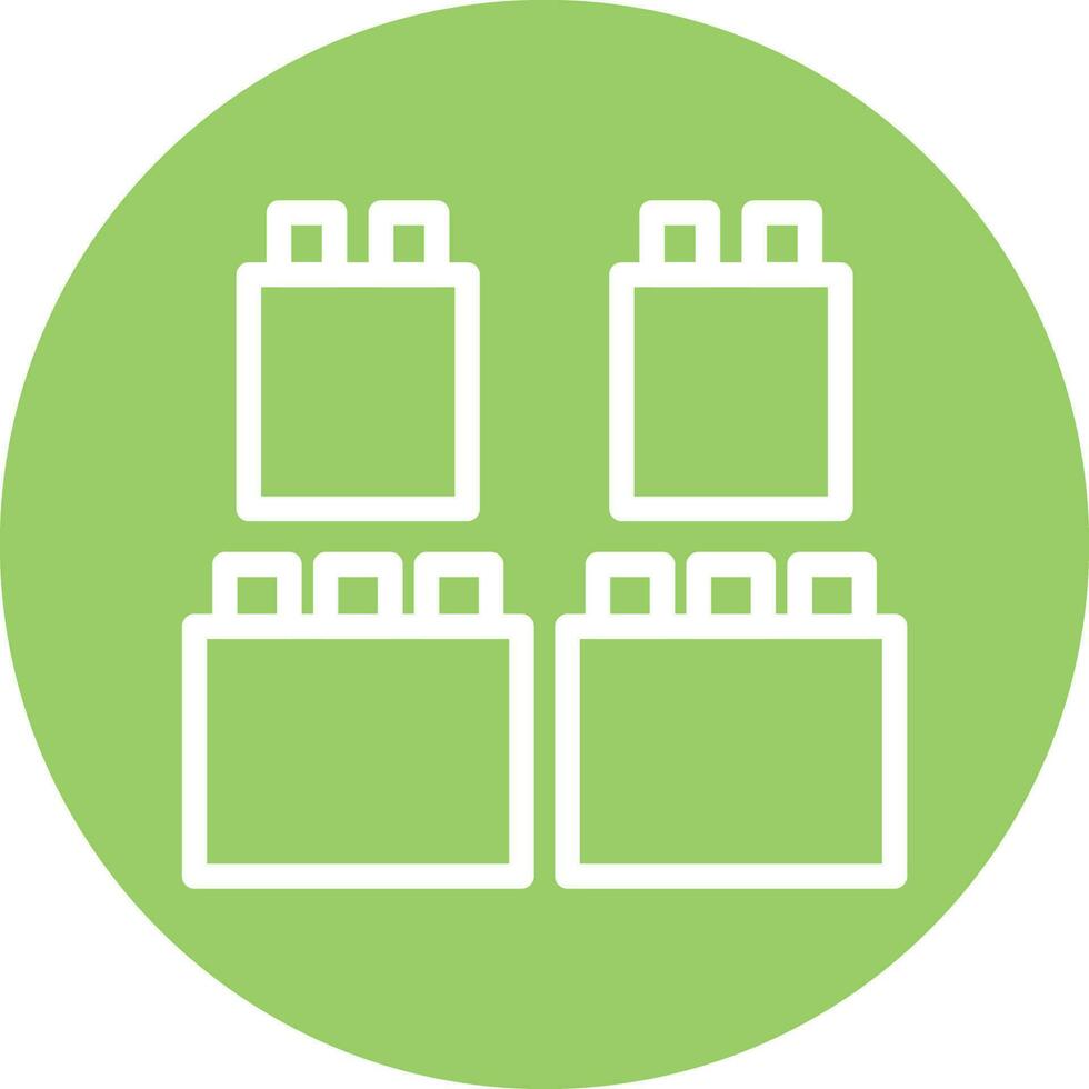 Bricks Toys Vector Icon Design