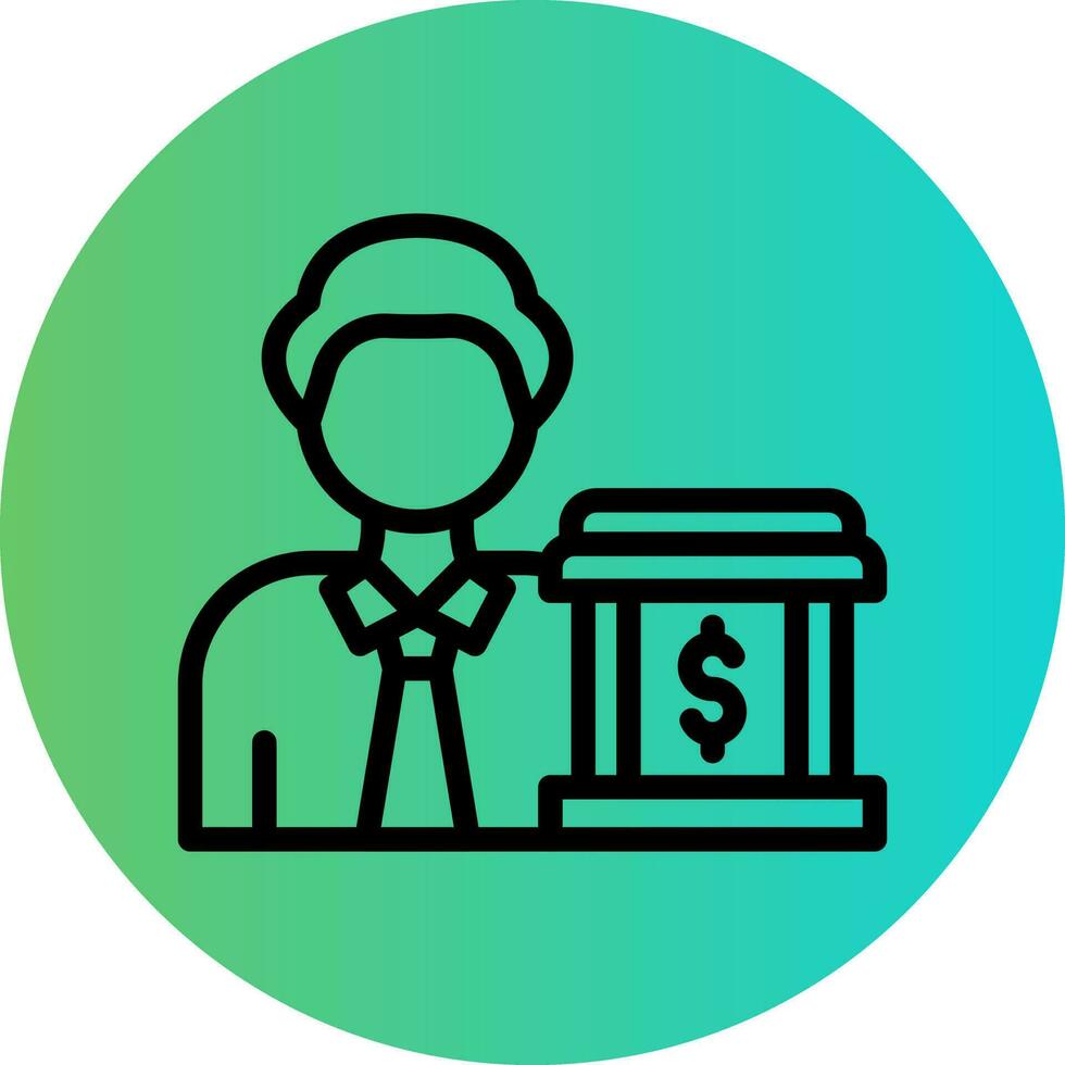 Personal Banking Vector Icon Design