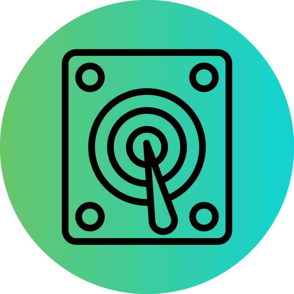 Hard Disk Vector Icon Design