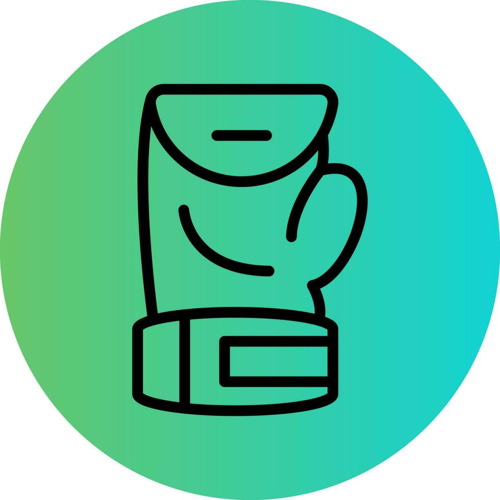 Boxing Gloves Vector Icon Design