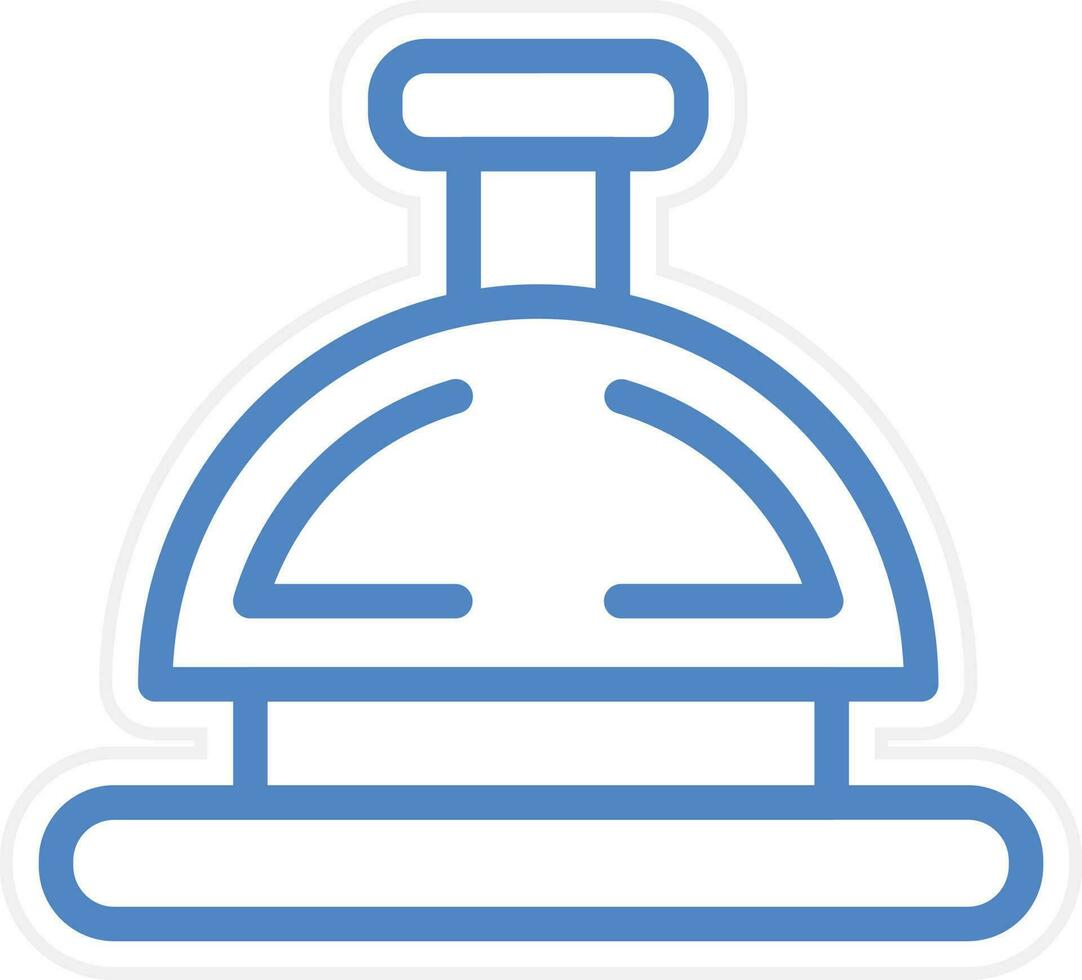 Reception Bell Vector Icon Style