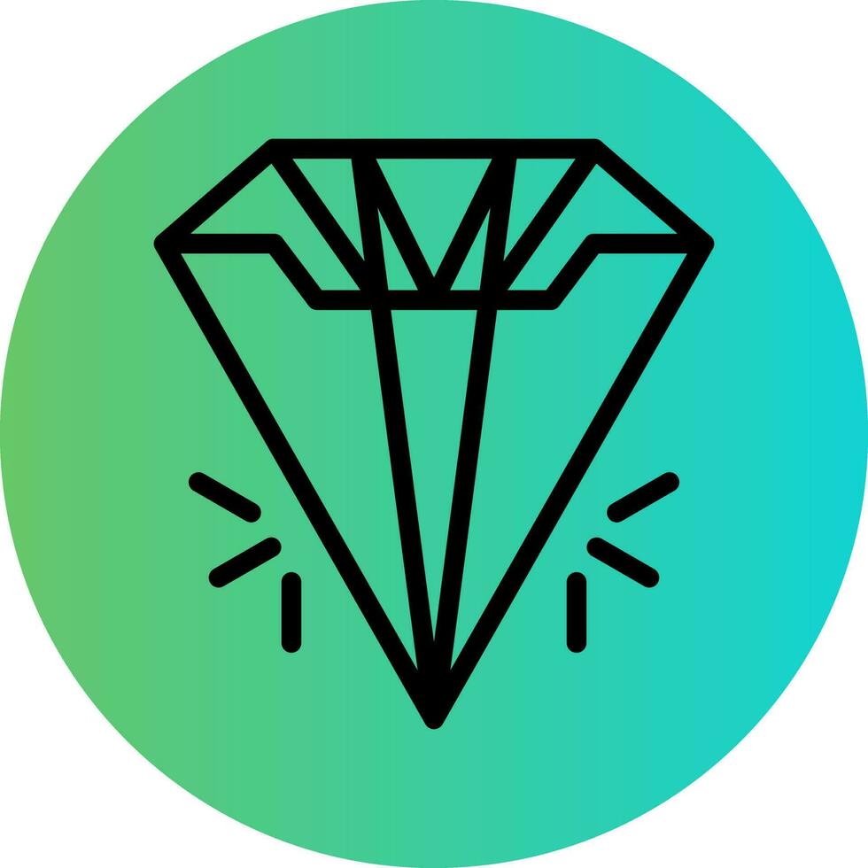 diseño de icono de vector de diamante